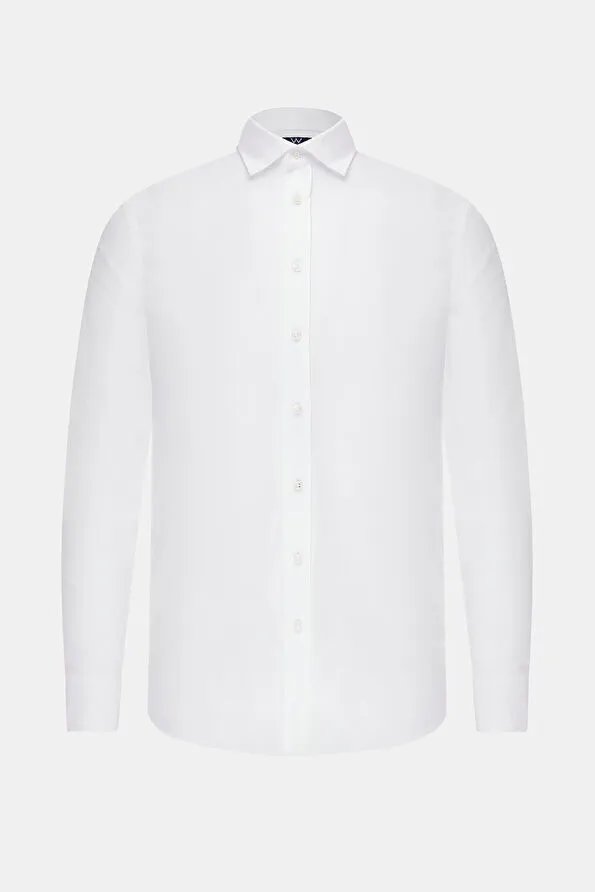 RELAX KALIP BEYAZ SOFT YAKA GÖMLEK